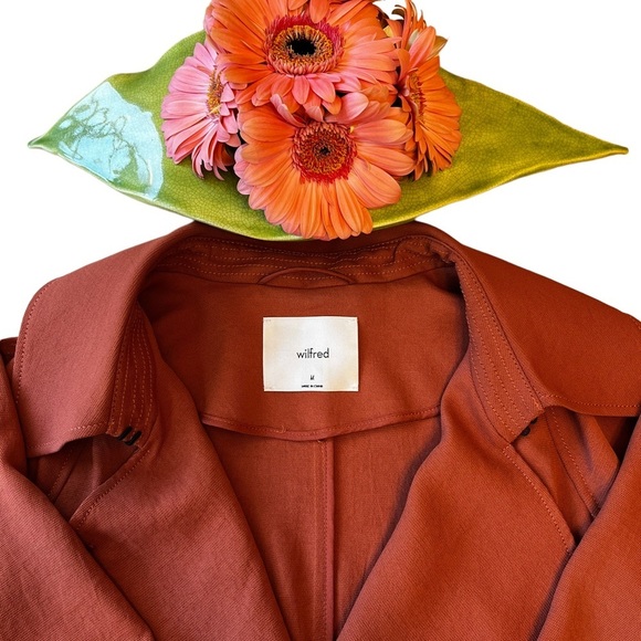 Aritzia Wilfred Pelat Trench Coat in Moroccan Spice! EUC - Picture 13 of 16